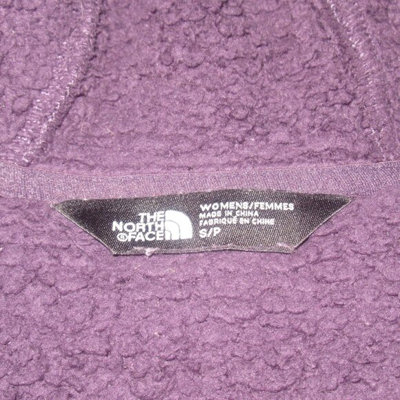 The North Face Purple Sherpa Half-Zip Hoodie Pullover | Size Small - Picture 11 of 15